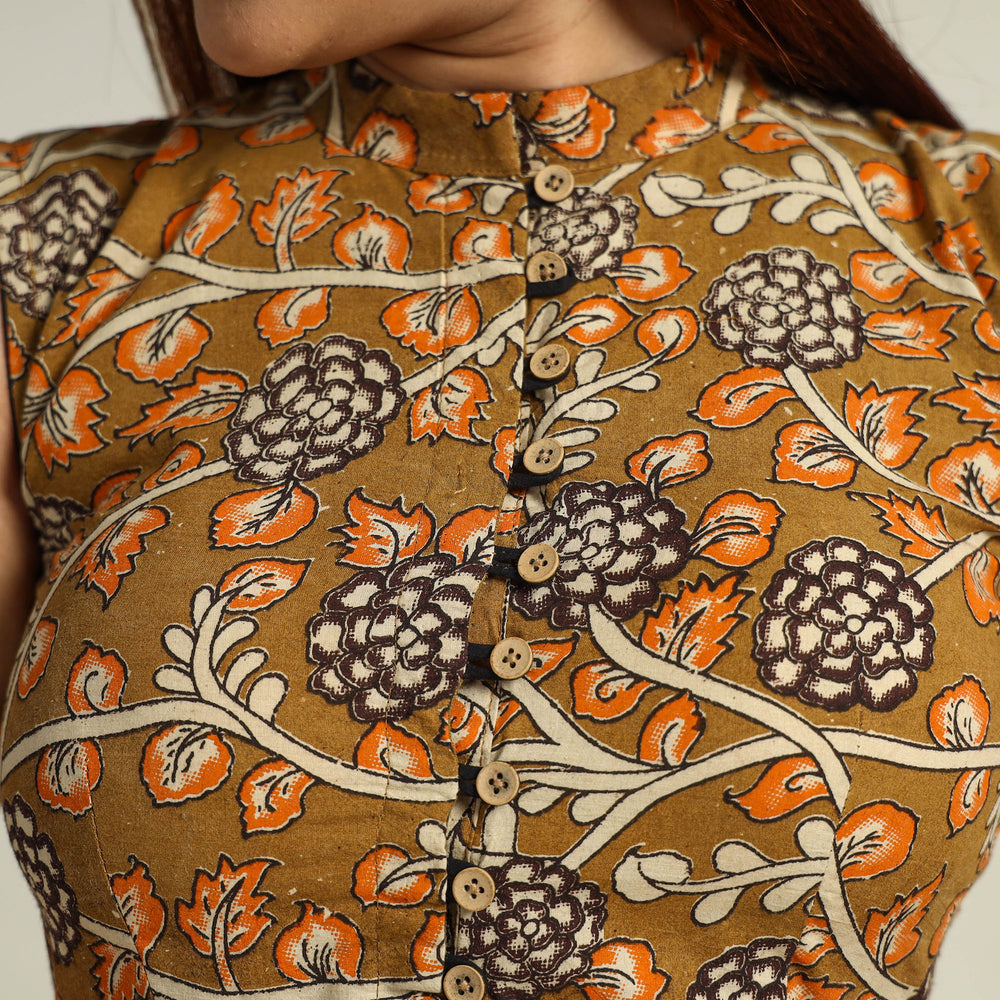 Kalamkari Stitched Blouse