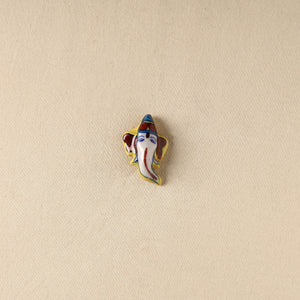 Yellow - Ganesha Original Blue Pottery Ceramic Fridge Magnet 51