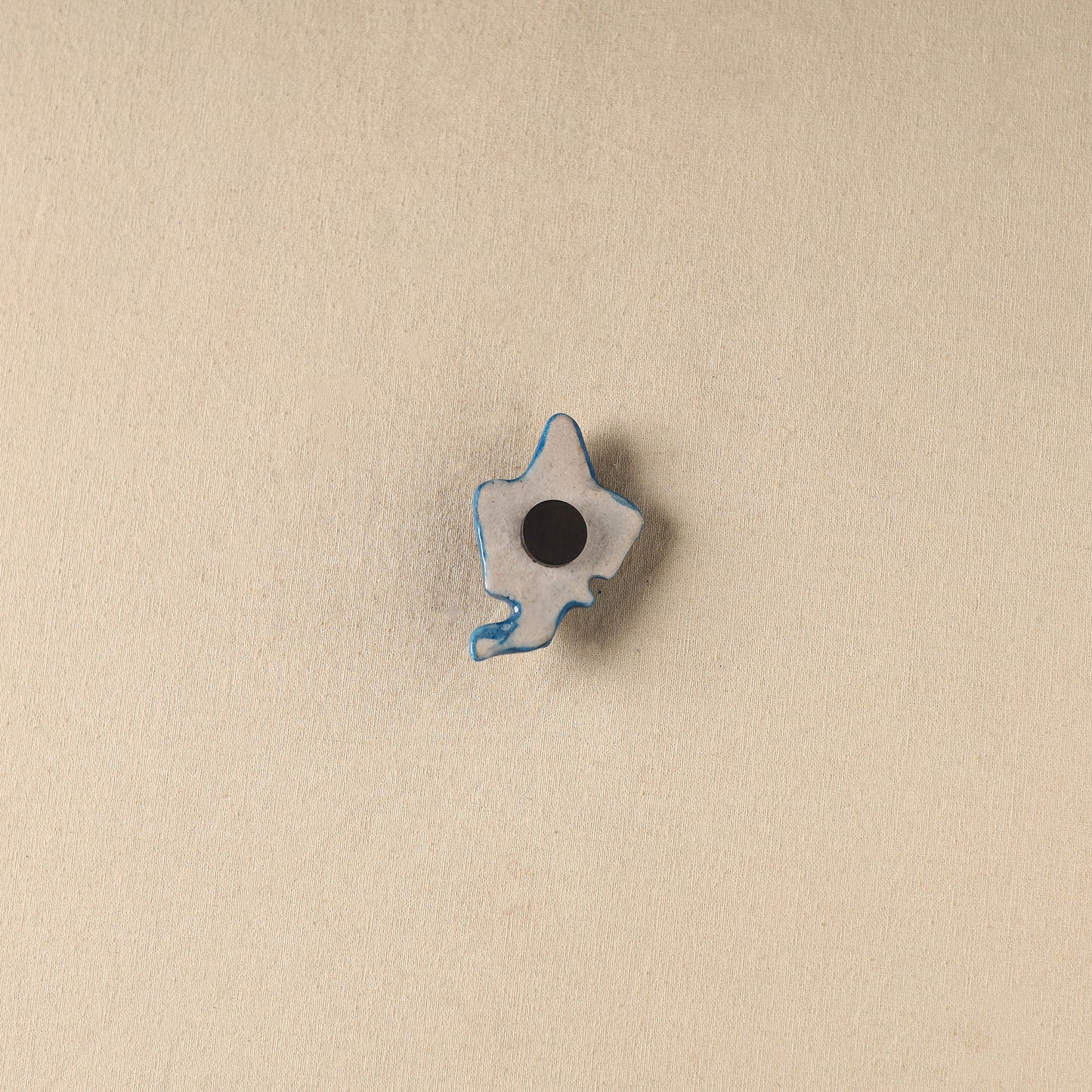 Blue - Ganesha Original Blue Pottery Ceramic Fridge Magnet 54