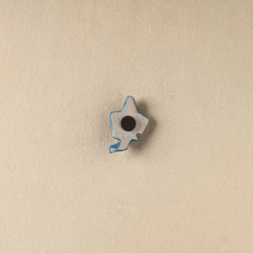 Blue - Ganesha Original Blue Pottery Ceramic Fridge Magnet 54