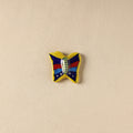 Yellow - Butterfly Original Blue Pottery Ceramic Fridge Magnet 55