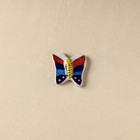Multicolor - Butterfly Original Blue Pottery Ceramic Fridge Magnet 56