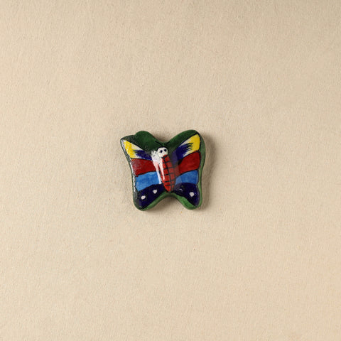 Multicolor - Butterfly Original Blue Pottery Ceramic Fridge Magnet 57