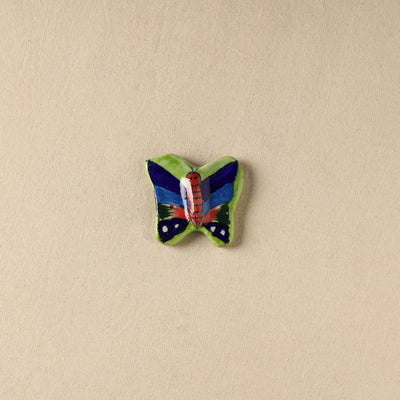 Multicolor - Butterfly Original Blue Pottery Ceramic Fridge Magnet 58