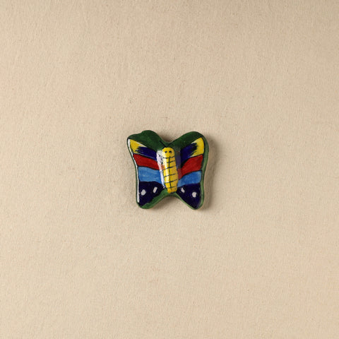 Multicolor - Butterfly Original Blue Pottery Ceramic Fridge Magnet 59