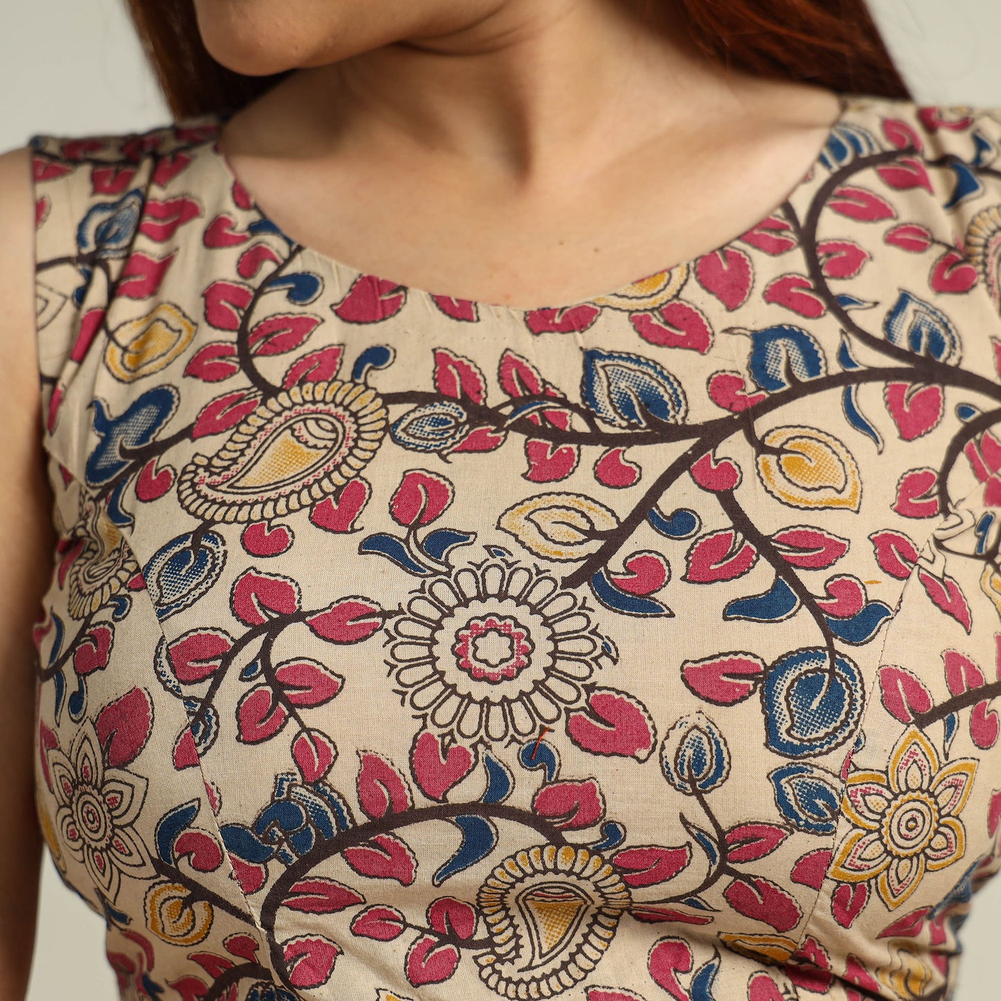 Kalamkari Stitched Blouse