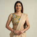 Buy Kalamkari Printed Cotton Stitched Blouse 09 Online at iTokri.com