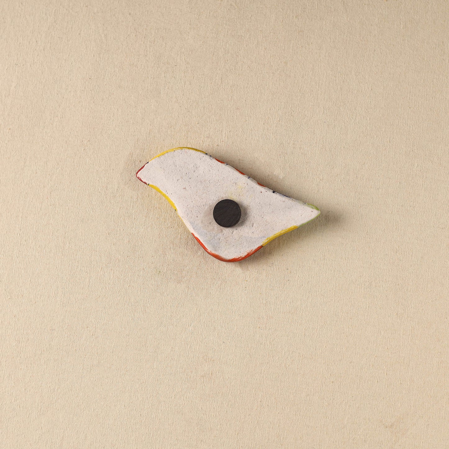 Yellow - Bird Original Blue Pottery Ceramic Fridge Magnet 63