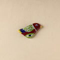 Red - Bird Original Blue Pottery Ceramic Fridge Magnet 64
