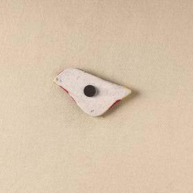 Red - Bird Original Blue Pottery Ceramic Fridge Magnet 64