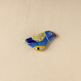 Blue - Bird Original Blue Pottery Ceramic Fridge Magnet 65