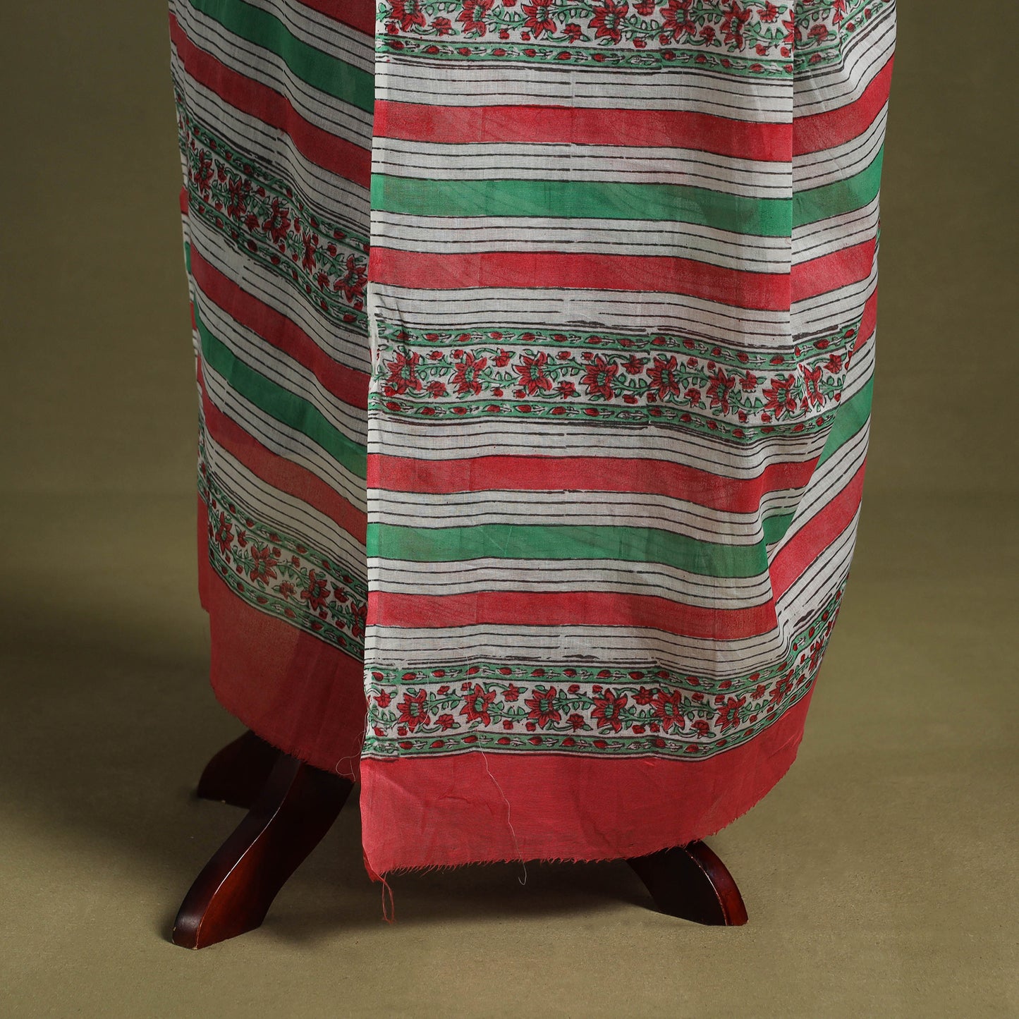 Hand mul cotton sanganeri dupatta 28 - handcrafted