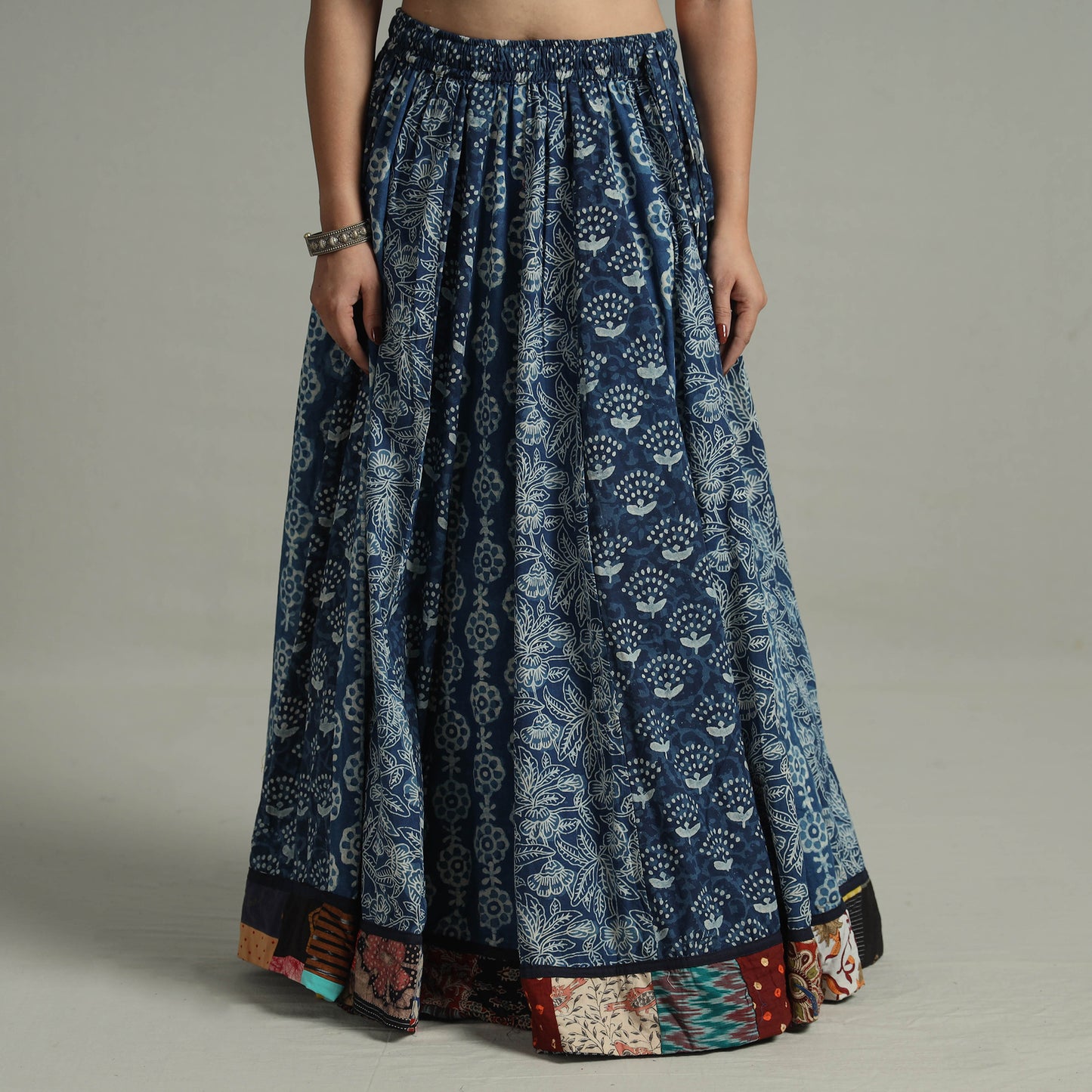 Patchwork Long Skirt