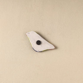 Green - Bird Original Blue Pottery Ceramic Fridge Magnet 68