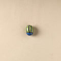 Green - Ladybug Original Blue Pottery Ceramic Fridge Magnet 77