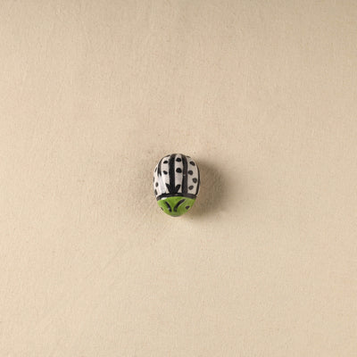 Black - Ladybug Original Blue Pottery Ceramic Fridge Magnet 78