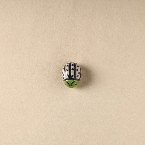 Black - Ladybug Original Blue Pottery Ceramic Fridge Magnet 78