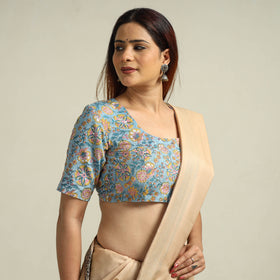 Buy Sanganeri Block Printed Cotton Stitched Blouse 12 Online at iTokri.com