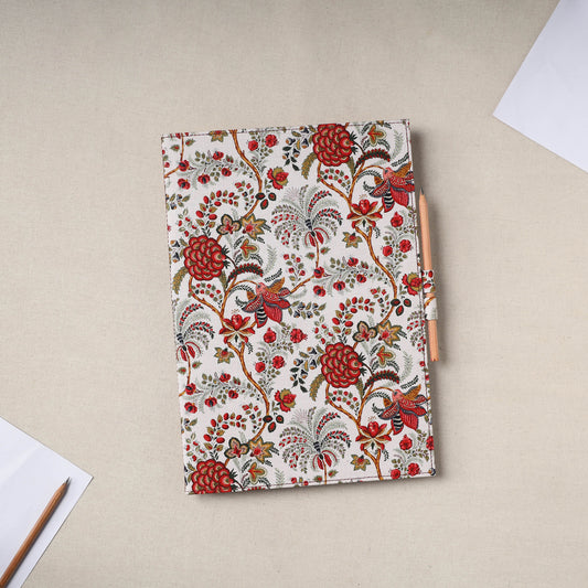 Floral Print Handcrafted File Folder with Pencil 09