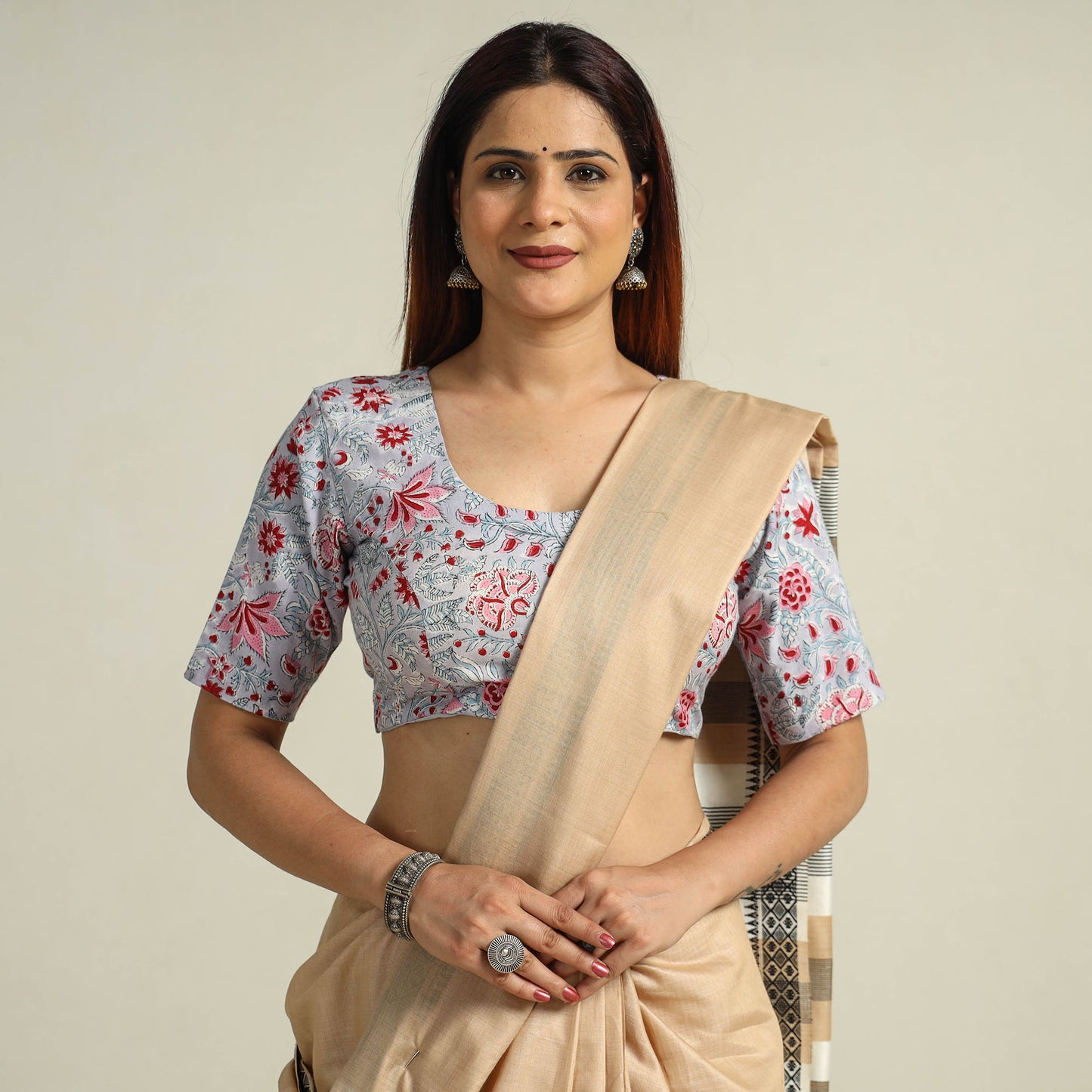 sanganeri Stitched Blouse