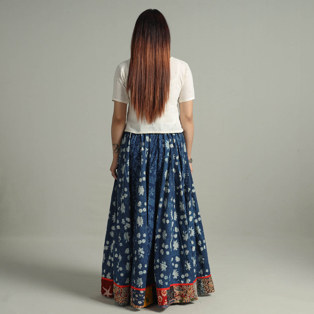 Patchwork Long Skirt