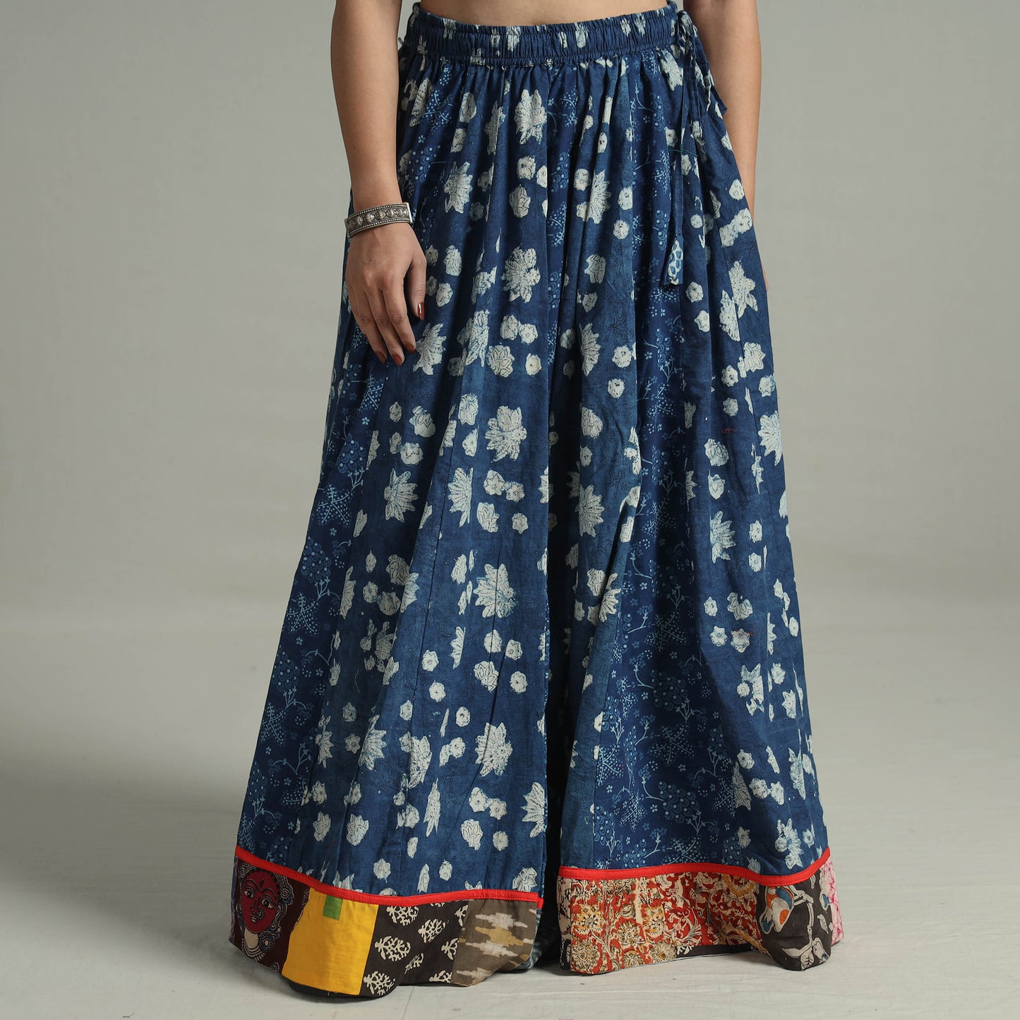 Patchwork Long Skirt