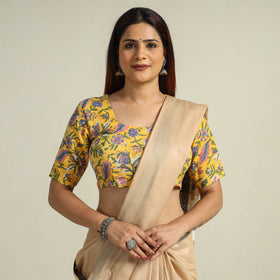 Buy Sanganeri Block Printed Cotton Stitched Blouse 10 Online at iTokri.com