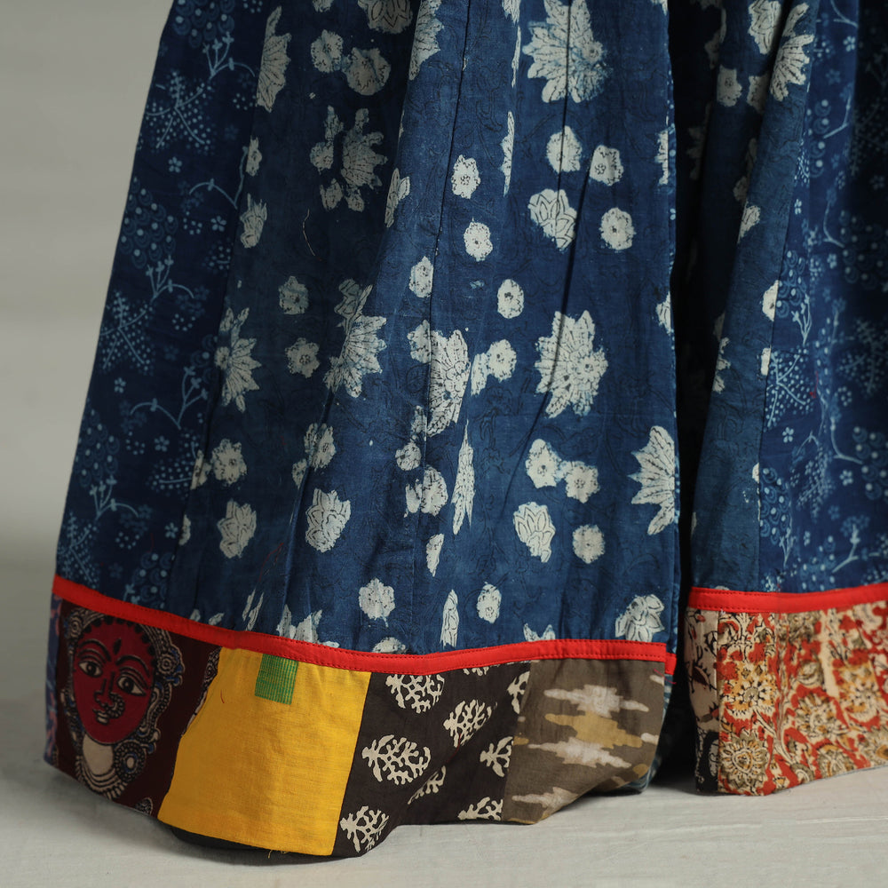 Patchwork Long Skirt