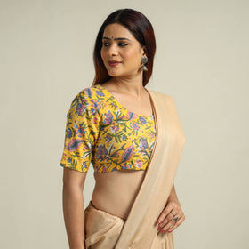 Buy Sanganeri Block Printed Cotton Stitched Blouse 10 Online at iTokri.com