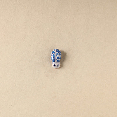 Blue - Ladybug Original Blue Pottery Ceramic Fridge Magnet 80