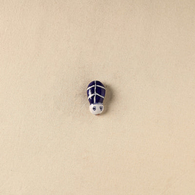 Blue - Ladybug Original Blue Pottery Ceramic Fridge Magnet 81