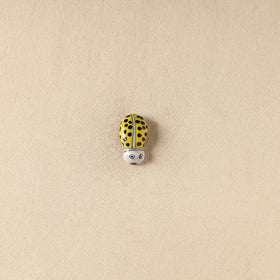Yellow - Ladybug Original Blue Pottery Ceramic Fridge Magnet 82