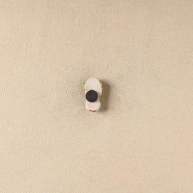 Green - Ladybug Original Blue Pottery Ceramic Fridge Magnet 83