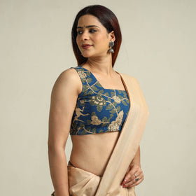 Buy Kalamkari Printed Cotton Stitched Blouse 08 Online at iTokri.com