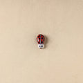 Red - Ladybug Original Blue Pottery Ceramic Fridge Magnet 84