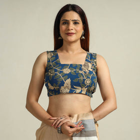 Buy Kalamkari Printed Cotton Stitched Blouse 08 Online at iTokri.com