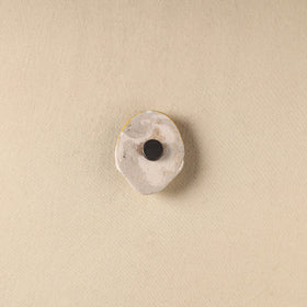 White - Face Original Blue Pottery Ceramic Fridge Magnet 85