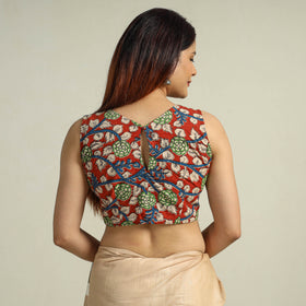Buy Kalamkari Printed Cotton Stitched Blouse 14 Online at iTokri.com