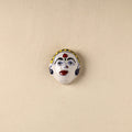 White - Face Original Blue Pottery Ceramic Fridge Magnet 88