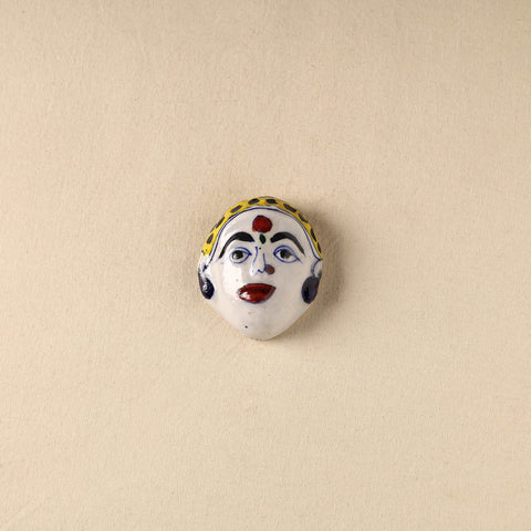 Cheriyal - Original Blue Pottery Ceramic Fridge Magnet 88