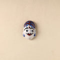 White - Face Original Blue Pottery Ceramic Fridge Magnet 90
