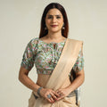 Buy Sanganeri Block Printed Cotton Stitched Blouse 02 Online at iTokri.com