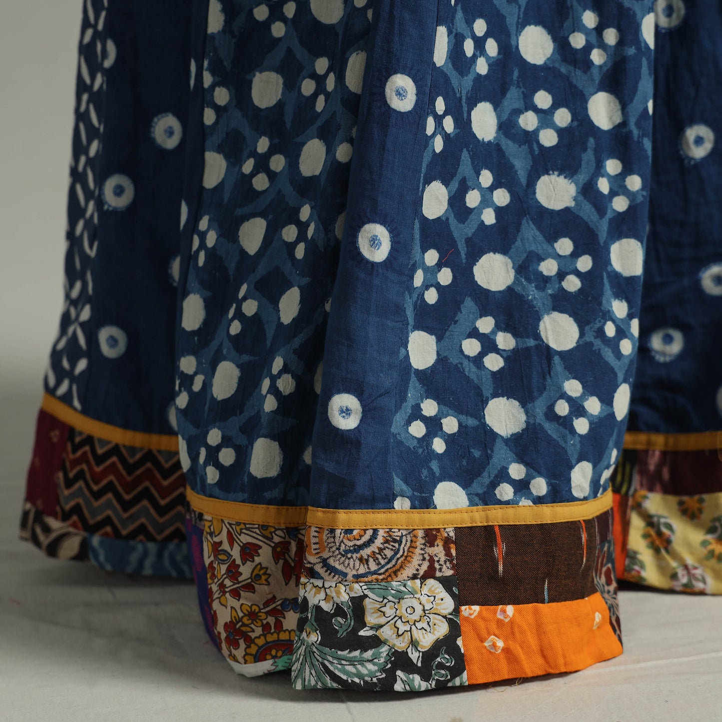 Patchwork Long Skirt