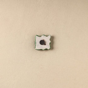 Green - Butterfly Original Blue Pottery Ceramic Fridge Magnet 93