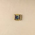 Yellow - Butterfly Original Blue Pottery Ceramic Fridge Magnet 95
