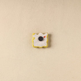 Yellow - Butterfly Original Blue Pottery Ceramic Fridge Magnet 95