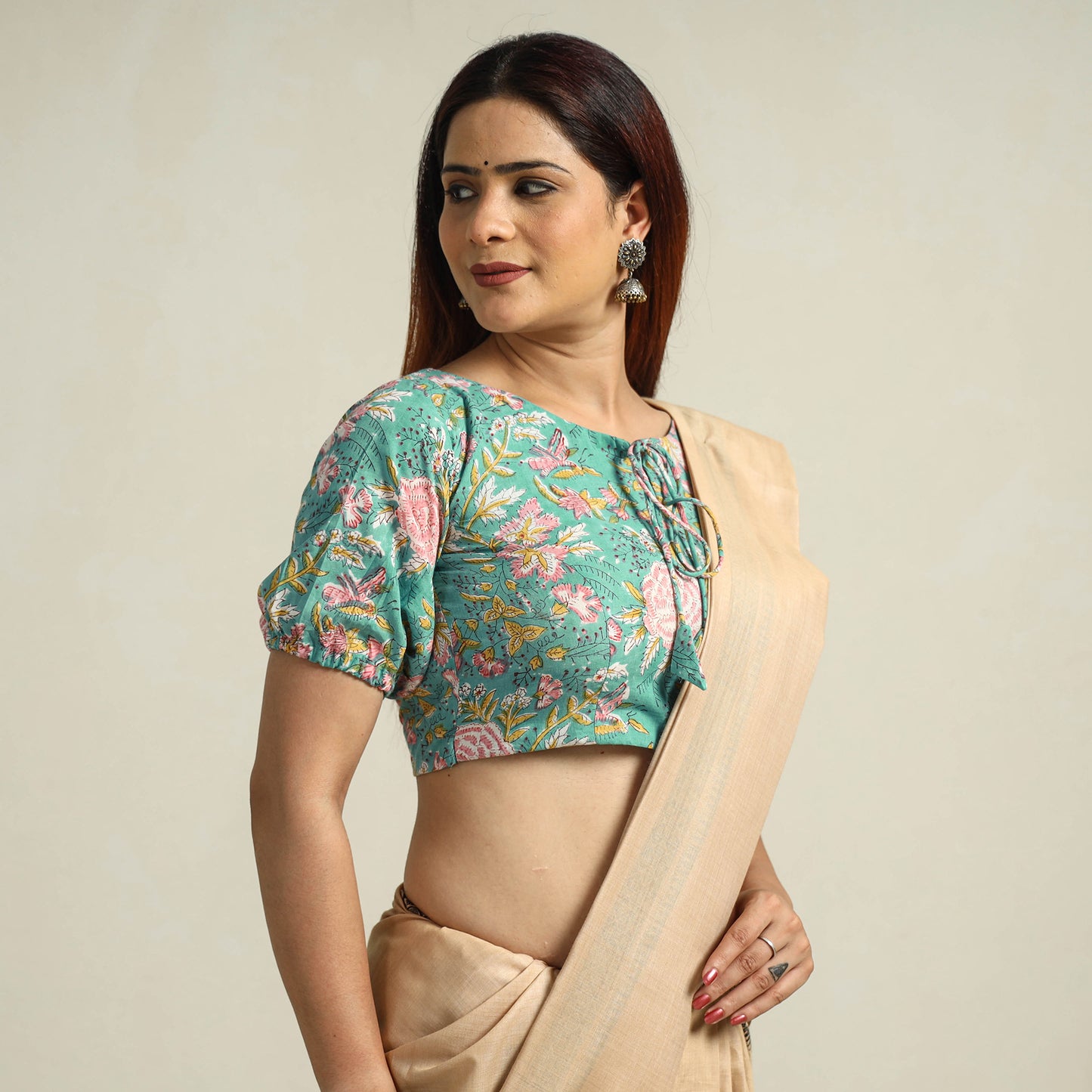 sanganeri Stitched Blouse