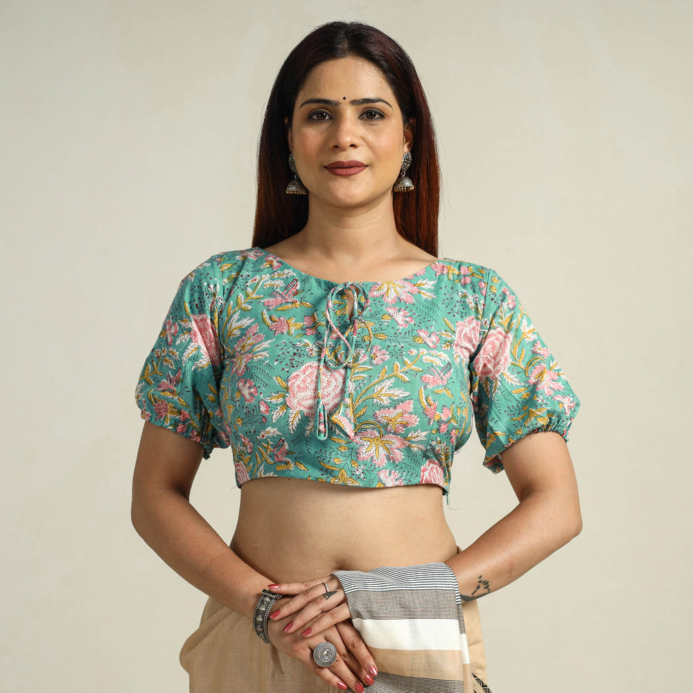 sanganeri Stitched Blouse