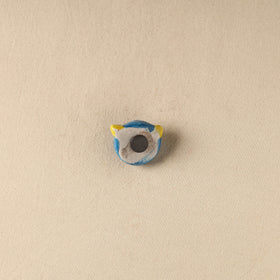 Blue - Cat Original Blue Pottery Ceramic Fridge Magnet 97