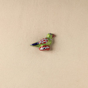 Green - Parrot Original Blue Pottery Ceramic Fridge Magnet 100